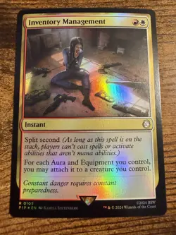 MTG Magic The Gathering Inventory Management FOIL Very Rare Pull! - Image 1