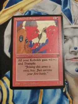 Kobold Drill Sergeant MTG Legends Uncommon Red Creature Near-Mint x1 GG1 - Image 1