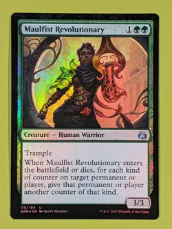 FOIL Maulfist Revolutionary x1 Aether Revolt 1x Magic the Gathering MTG - Image 1