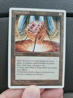 Mana Vault Artifact MTG Magic the Gathering Fourth Edition - Image 1