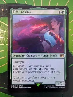 MTG Universe's Beyond Final Fantasy Tifa Lockhart Regular NM - Image 1