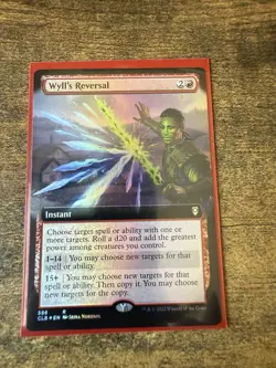 Wyll's Reversal (Extended Art) #586 (Foil) (NM) Baldur's Gate CLB Magic MTG - Image 1