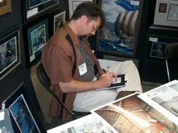 SKETCHED MtG Magic Jeff Menges Artist Proof _ Legends _ MASTER OF THE HUNT _ - Image 2