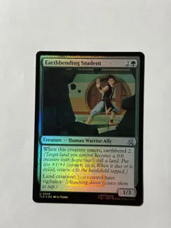Earthbending Student FOIL Uncommon (TLE 0249) MTG Avatar 2025 - Image 1
