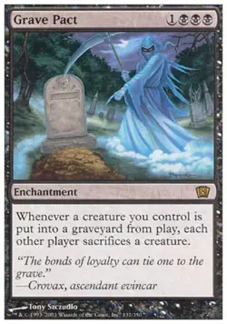 Grave Pact - Medium Play MTG 8th Edition - Image 1