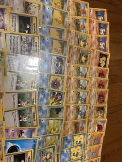 Vintage Pokemon Card Lot WOTC Fossil Jungle Team Rocket Base Set 1st 140+ DMG-HP - Image 5