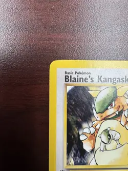 Pokemon Card - Blaine's Kangaskhan Gym Heroes 36/132 Uncommon 1st Edition LP - Image 3