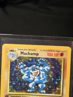 Pokemon TCG Machamp Base Set 8/102 Holo 1st Edition Holo Rare - Image 3