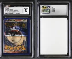 Pokemon TCG - Larvesta 040/197 OBF - CGC 8 Error - Double Printing 1 Side Blank - Image 1