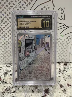 2022 Pokemon Japanese Violet ex Slowpoke Art Rare CGC Pristine 10 - Image 1