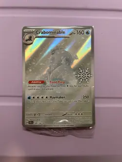 Pokemon Crabominable Holiday Calendar 149/142 Stellar Crown Holo Sealed - Image 1
