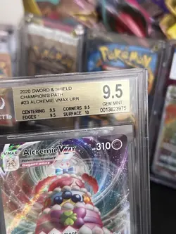 Pokemon Sword Shield Pokemon 2020 ?? Alcremie VMAX #023 Champions GEM BGS 9.5 - Image 2