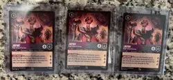 LOT OF 3 - DISNEY LORCANA RAVENSBURGER PROMOS JAFAR 32/P2 EN8 PLAYER TOURNAMENT - Image 1