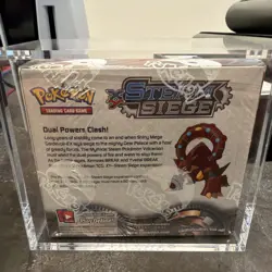 Pokemon XY Steam Siege Booster Box - Sealed MINTY BOX WITH ACRYLIC CASE - Image 5