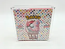 Pokemon S & V 151 Enhanced Exp. Pack Booster Box w/ Acrylic Case - Image 1