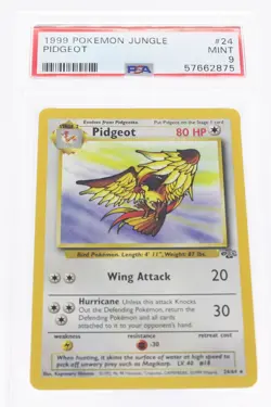 PSA 9 MINT 1999 Pokemon Jungle #24 Pidgeot !!! - Image 1