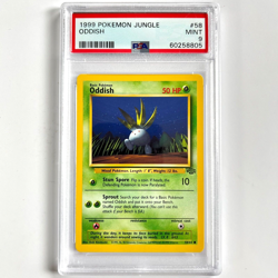 PSA 9 Oddish Mint 58/64 Jungle Set Unlimited 1999 Pokemon 60258805 - Image 1
