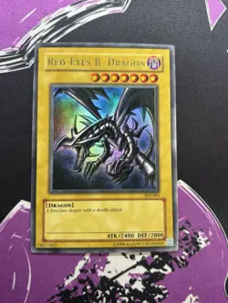 Yugioh Red-Eyes B. Dragon SDJ-001 Ultra Rare Unlimited NM - Image 1