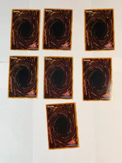 7 Card Collection Lot Japanese Sun Faded Fusion XYZ Dragon Dokurorider Yugioh - Image 2
