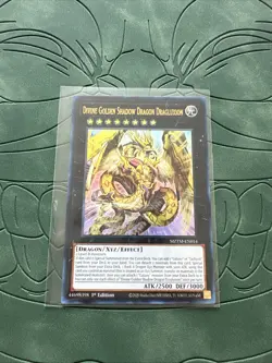 Divine Golden Shadow Dragon Dragluxion | Ultra Rare | MZTM-EN014 | Yu-Gi-Oh! - Image 1