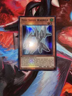 Yugioh! Full-Speed Warrior L5DD-ENY01 Ultra Rare 1st Edition Near Mint - Image 1