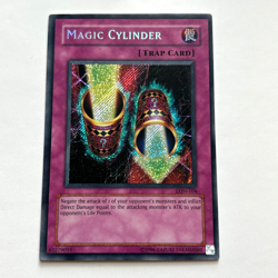 Yugioh Magic Cylinder - LON-104 - Secret Rare - Unlimited - MP (Dent) - Image 1