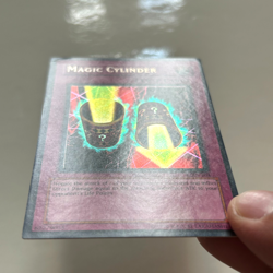 Yugioh Magic Cylinder - LON-104 - Secret Rare - Unlimited - MP (Dent) - Image 4