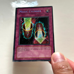 Yugioh Magic Cylinder - LON-104 - Secret Rare - Unlimited - MP (Dent) - Image 5