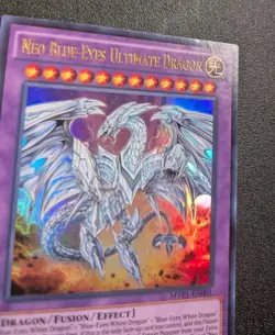 Neo Blue-Eyes Ultimate Dragon MVP1-EN001 Ultra Rare Unlimited Edition NM - Image 2