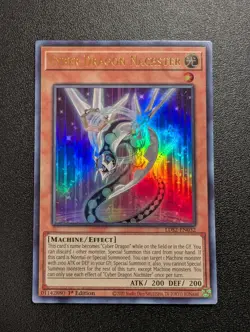 Cyber Dragon Nachster LDS2-EN032 Ultra Rare 1st Edition LP - Image 1