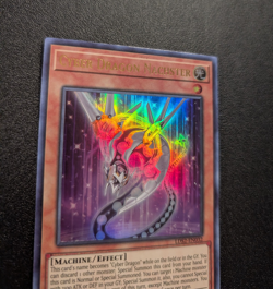 Cyber Dragon Nachster LDS2-EN032 Ultra Rare 1st Edition LP - Image 2