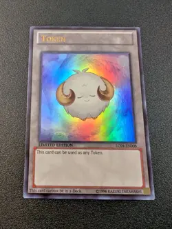 Token: Lamb (White) LC04-EN008 Ultra Rare Limited Edition LP - Image 1