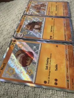 Pokemon TCG Paldean Fates 3 Card Baby Shiny Holo Lot NM - Image 3