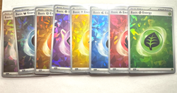 Full set of Cracked Ice Holo Energy Cards (Terapagos UPC) NM - Image 1