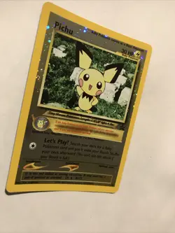 Pichu Reverse Holo Black Star Promo 35 WOTC Pokemon Card - Image 2