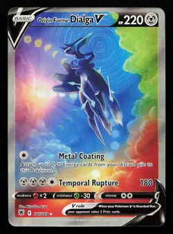 Origin Forme Dialga V 177/189 Alternate Art Astral Radiance Pokemon Card - Image 1