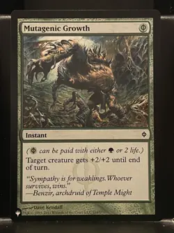 Mutagenic Growth New Phyrexia Regular NM The List Mystery MTG Magic Card - Image 1