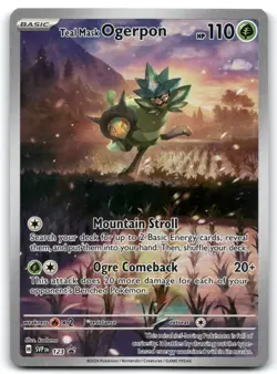 Teal Mask Ogerpon 123 SV: Scarlet & Violet Promo Cards - Image 1