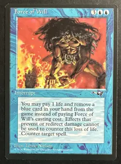 Magic the Gathering Force of Will (Alliances) Card #7 - Image 1