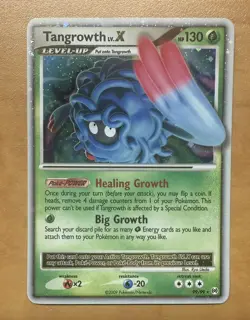 Pokemon TCG Tangrowth LV.X Arceus Holo Rare Card 99/99 - Image 1