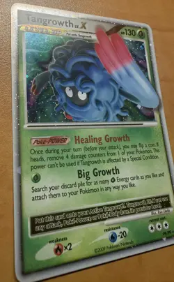 Pokemon TCG Tangrowth LV.X Arceus Holo Rare Card 99/99 - Image 3
