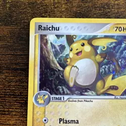 Raichu 12/108 EX Power Keepers Pokemon Card Holo Rare Lightly Played LP - Image 4