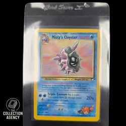 Pokemon Misty's Cloyster Unlimited Edition Regular Card 029/132 Gym Heroes - Image 3