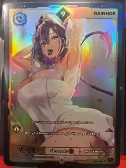 Rainhoe 9 Holo 1st Edition Awakened Worlds Card GamerSupps VCard 026/250 - Image 1