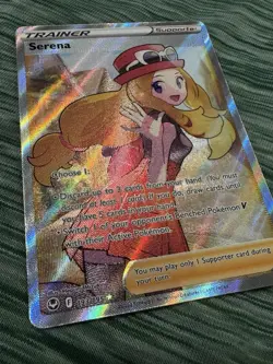 Pokemon TCG Serena Full Art Silver Tempest Holo Ultra Rare Card 193/195 - Image 2