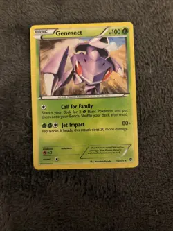 Pokemon TCG Genesect 10/101 BW Plasma Blast 2013 Cracked Ice Holo Rare Card - Image 1