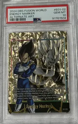 PSA10 DRAGON BALL SUPER CARD GAME VEGETA #E02-04 +++ raw card U.S Seller!!! - Image 1