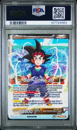 SS Son Goku Jr Scion of the Lineage GOLD STAMPED Dragon Ball Super Card PSA 10 - Image 2