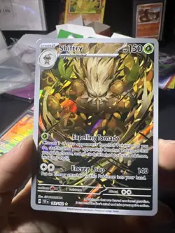 Pokemon TCG Shiftry 163/162 Temporal Forces Illustration Rare Card NM Condition - Image 1