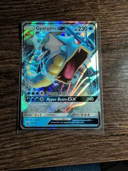 Pokemon Card TCG - Gyarados GX SM212 Hidden Fates Sun & Moon Promo Near Mint - Image 1